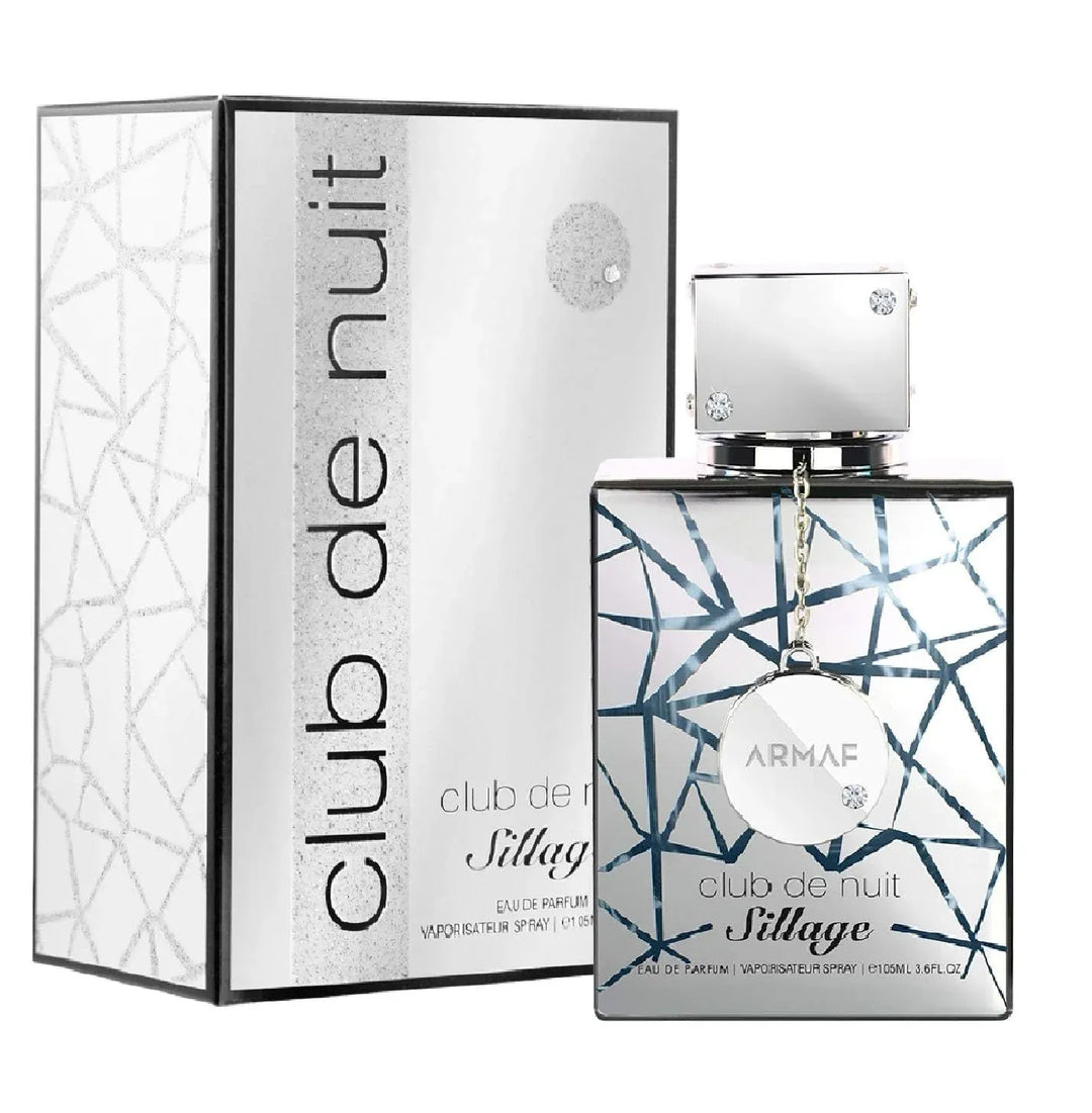 Armaf Club de Nuit Sillage 3.6 EDP M – fresh woody long-lasting men’s scent with citrus, jasmine, sandalwood & musk