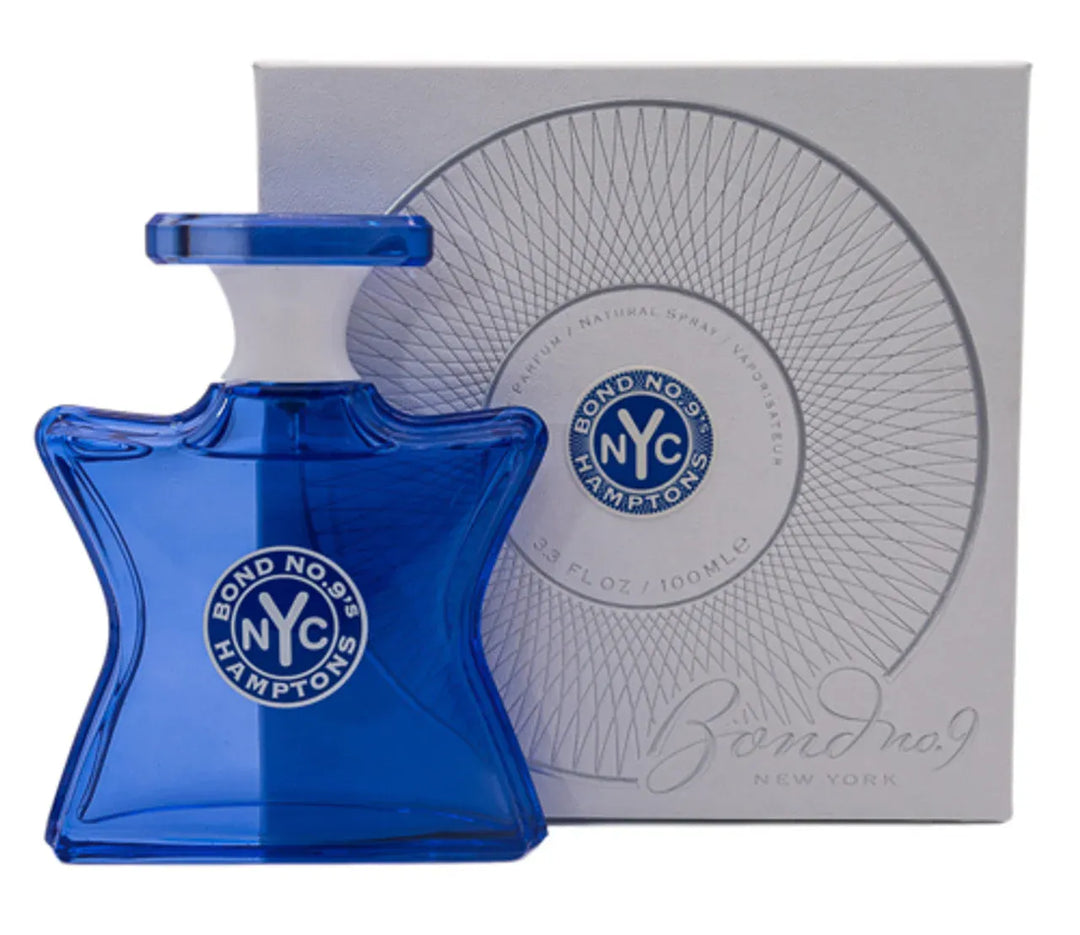 Bond No 9 Hamptons 3.3 Edp U bottle with fresh citrus, floral & woody notes – a popular, high-quality unisex perfume