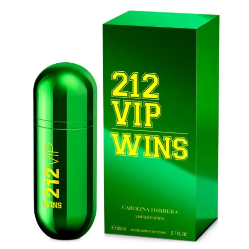 Carolina Herrera 212 VIP Wins Limited Edition 2.7oz EDP – long lasting floral green perfume for women