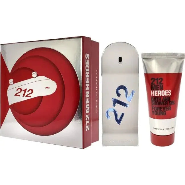 Carolina Herrera 212 Heroes Set 2PC 3.0oz EDT – long lasting aromatic fruity perfume for men