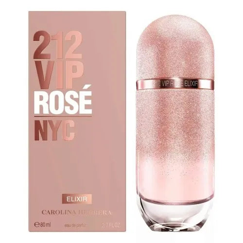 Carolina Herrera 212 VIP Rosé Elixir 2.7oz EDP – long lasting floral fruity perfume for women