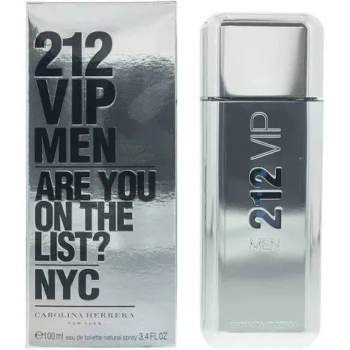 Carolina Herrera 212 VIP Men 3.4oz EDT – long lasting fresh woody perfume for men