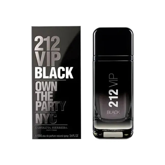 Carolina Herrera 212 VIP Black 3.4oz EDP – long lasting spicy woody perfume for men