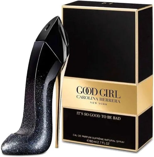 Carolina Herrera Good Girl Supreme 2.7 Edp L bottle with amber floral notes of forest fruits, jasmine, tonka bean, tuberose, and vetiver.