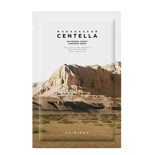 Centella Madagascar Watergel Sheet Ampoule Mask 25ml cooling hydrating sheet mask with Centella