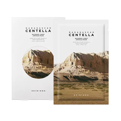 Centella Madagascar Watergel Sheet Ampoule Mask 25ml cooling hydrating sheet mask with Centella