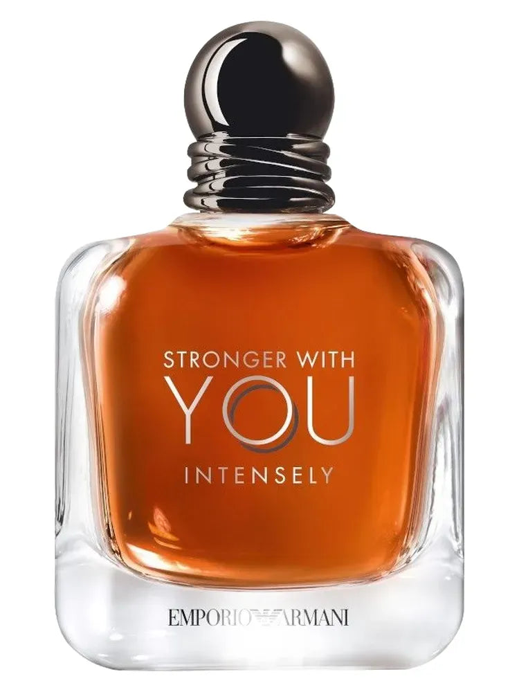 Giorgio Armani Stronger With You Intensely long lasting perfume bottle

