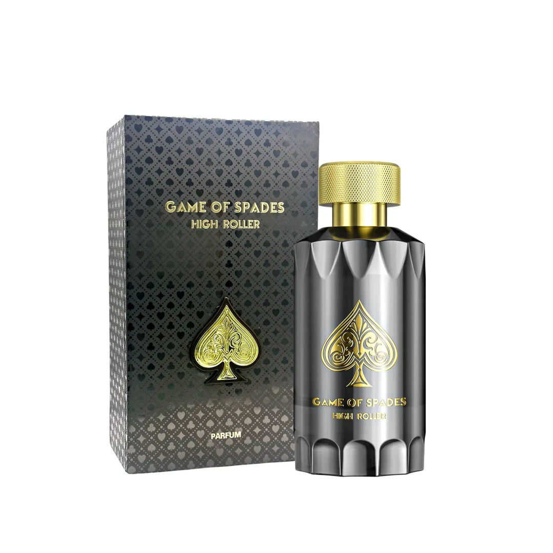 Jo Milano Game of Spades High Roller 3.4oz EDP – bold unisex perfume with citrus and spicy notes