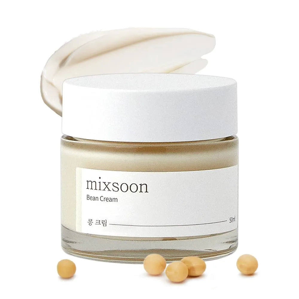 Mixsoon Bean Cream 50ml lightweight daily moisturizer with fermented soybean extract