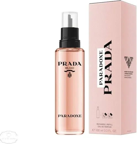 Prada Paradoxe 3.4 Edp L Refill bottle with neroli, pear, orange blossom, jasmine, amber, musk & vanilla – refillable perfume for women.