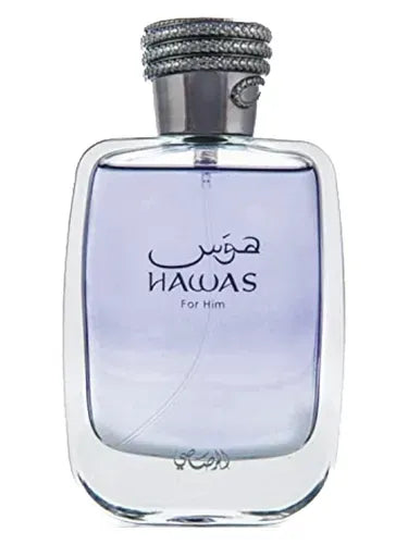Rasasi Hawas for Him long lasting perfume bottle
