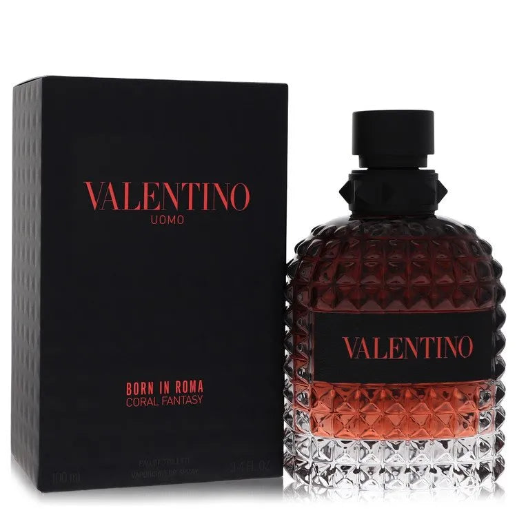 Valentino Born in Roma Coral Fantasy 3.4oz EDT – long lasting woody perfume for men