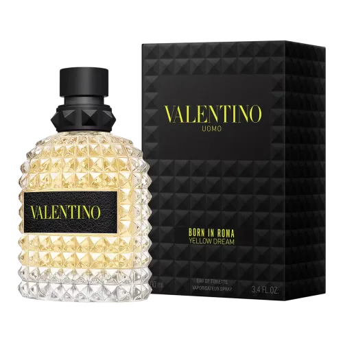 Valentino Uomo Born in Roma Yellow Dream 3.4oz EDT – long lasting spicy amber perfume for men
