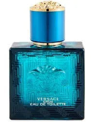Bottle of Versace Eros 6.7 Edt, on of the top perfumes for men with fresh mint, lemon, and warm vanilla notes